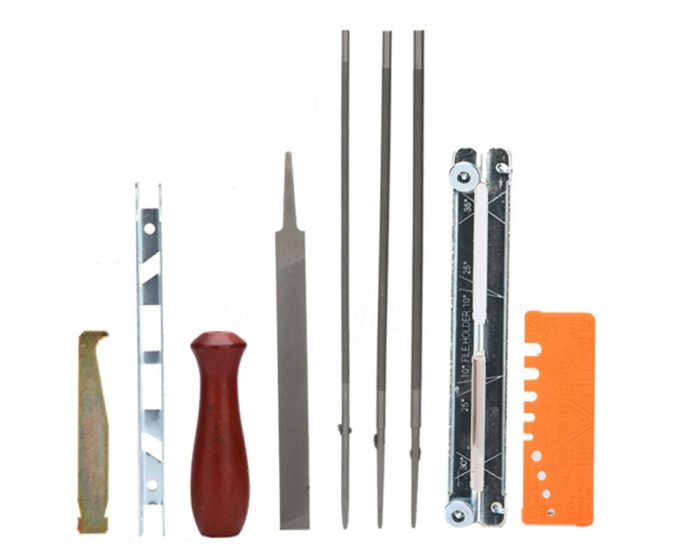 10Pcs Chainsaw File Filing Kit