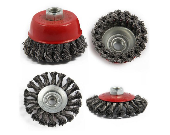 4 x Twist Wire Wheel Brush