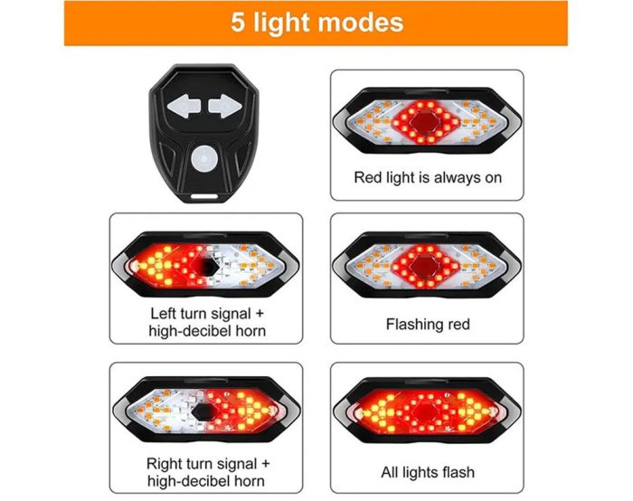 Bike Indicator Tail Light