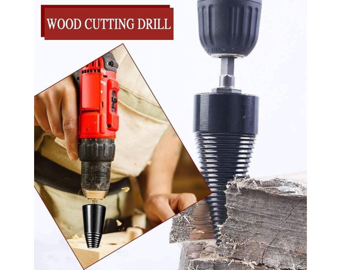 Log Firewood Wood Splitter Drill Bits