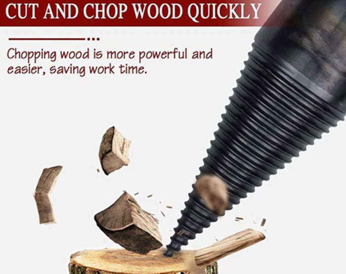 Log Firewood Wood Splitter Drill Bits