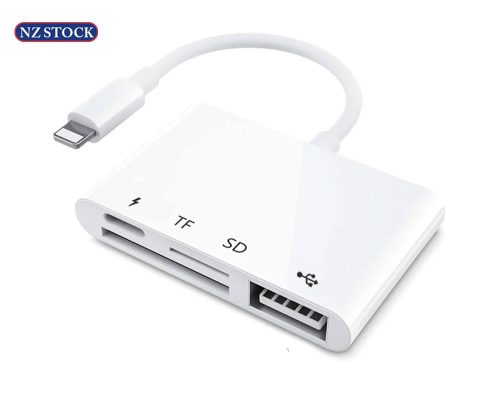 4 in 1 Lightning to USB Reader Adapter