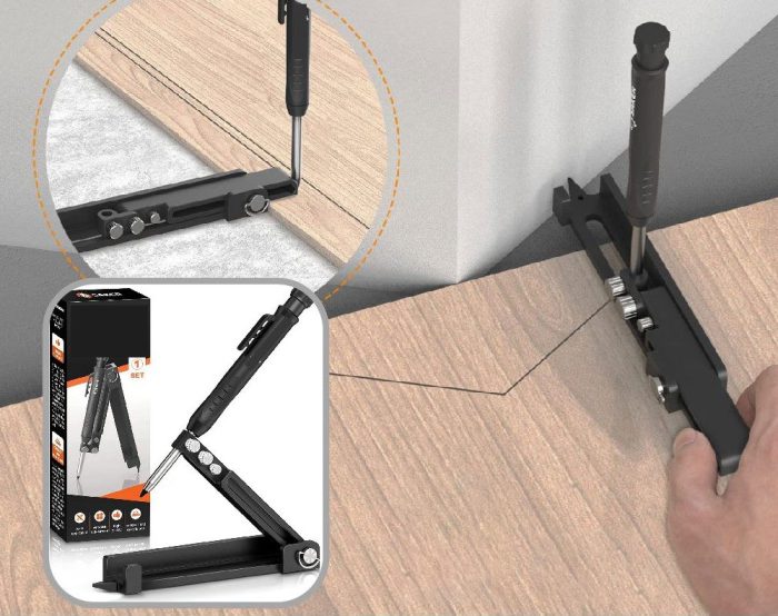 Contour Gauge Scribing Carpenter Tool