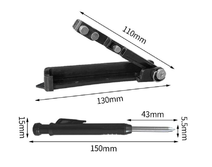 Contour Gauge Scribing Carpenter Tool