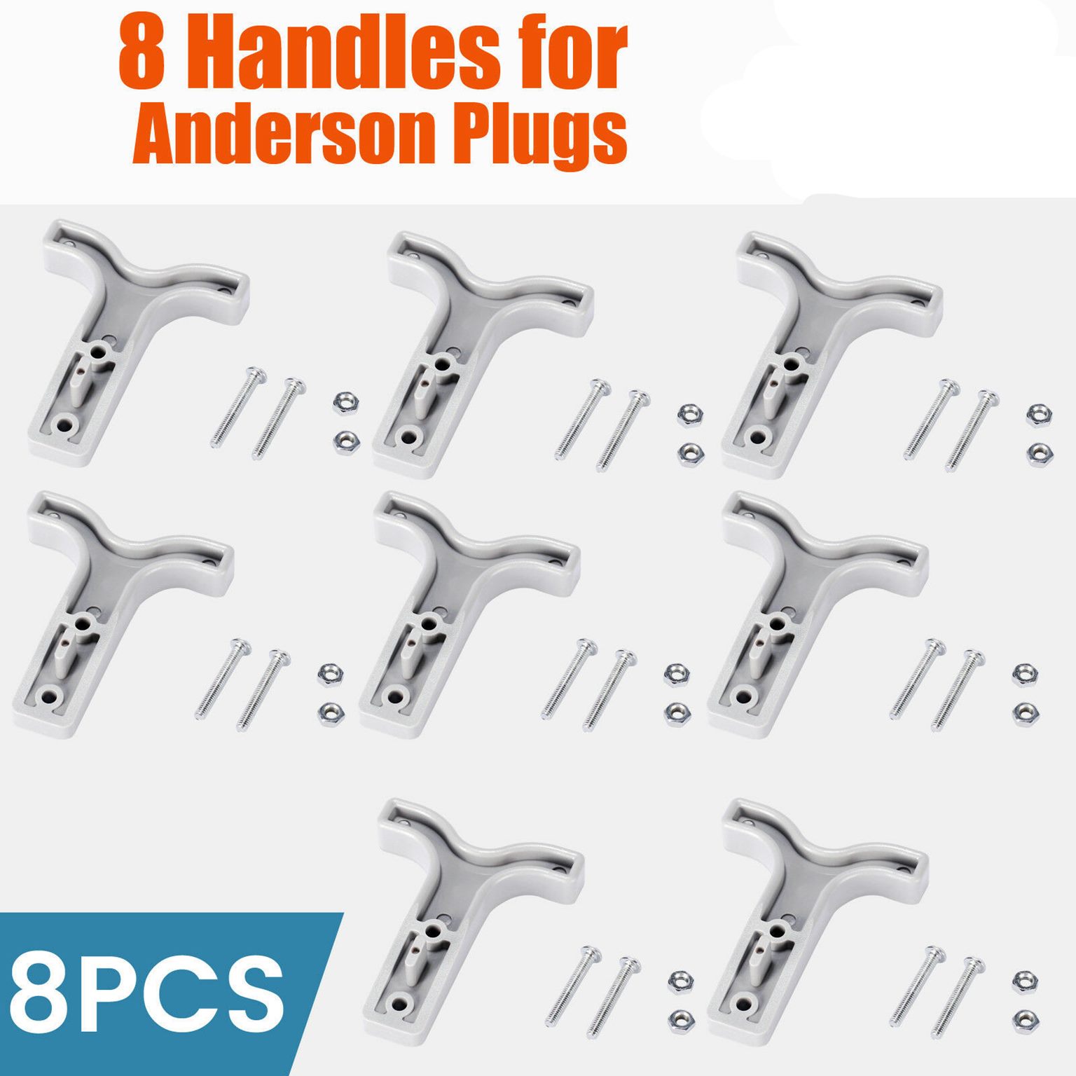 8x T Handles Anderson Plug