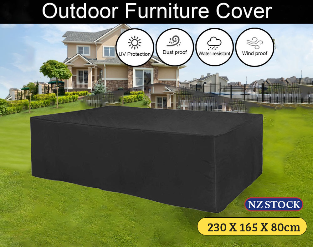 Furniture Cover Black 230 X 165 X 80cm