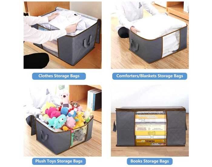 5 Pcs Clothes Storage Bag 60×40×35cm