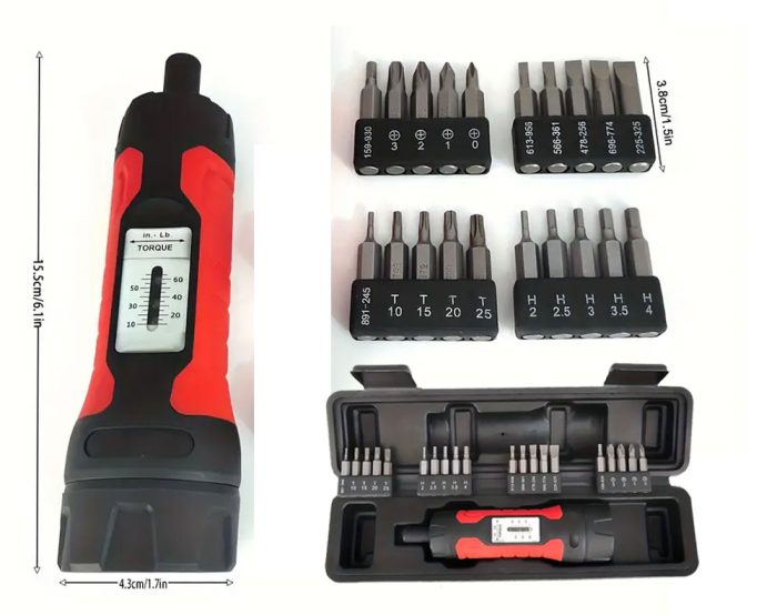 Torque Screwdriver Set 22Pcs