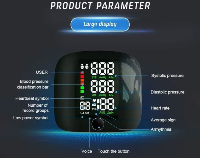 Blood Pressure Pulse Monitor