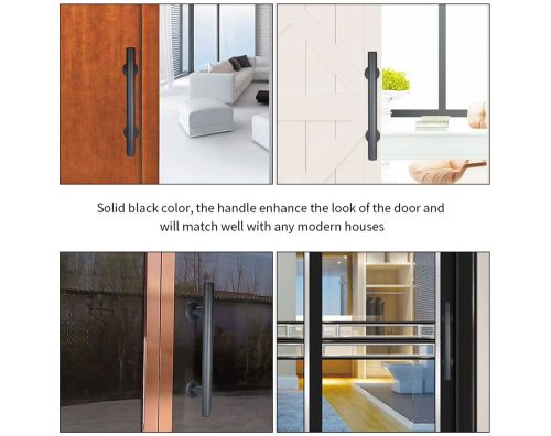 Barn Door Handle - Black