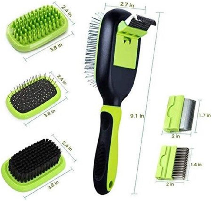 5 in 1 Pet Grooming Brush Massager Kit