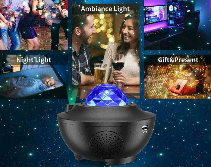 Music Starry Night Light Projector