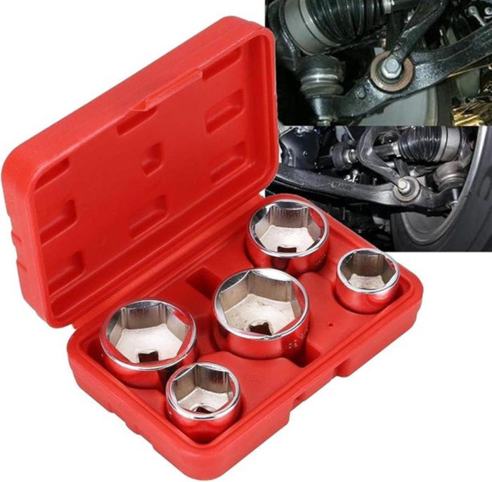 5Pcs Oil Filter Socket Set