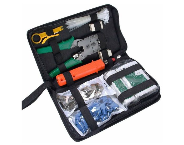 ETHERNET KIT CABLE TESTER CRIMPER