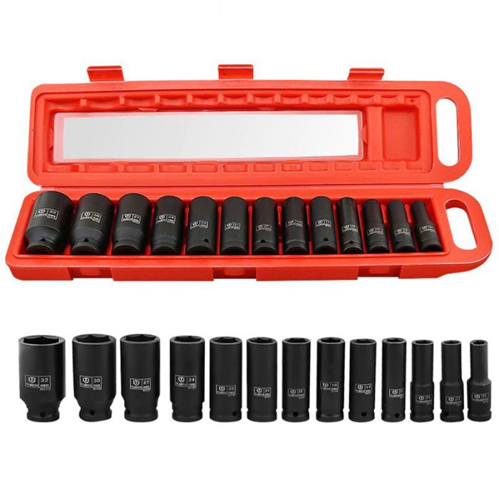 1/2" Deep Impact Socket Set 10-32mm New