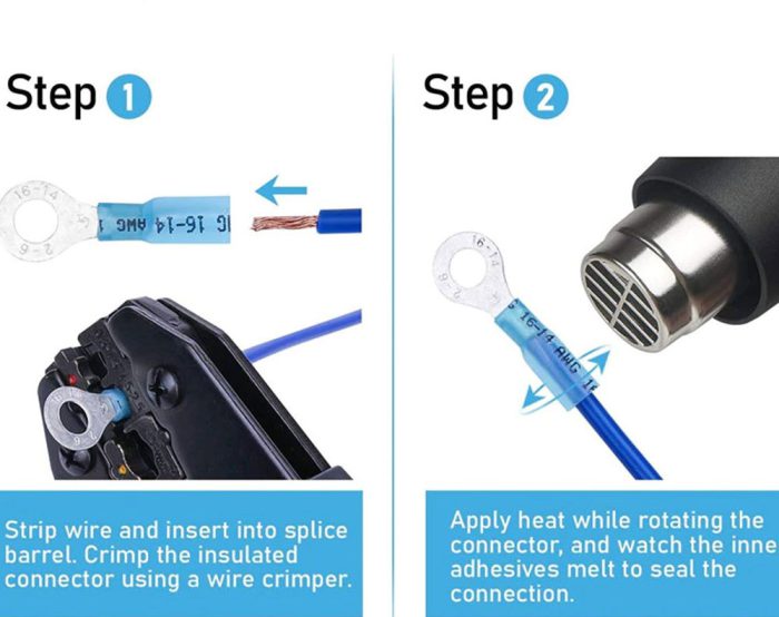 250Pcs Terminal Wire Connectors Set