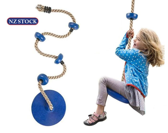 Kids Swing Climbing Rope - Blue