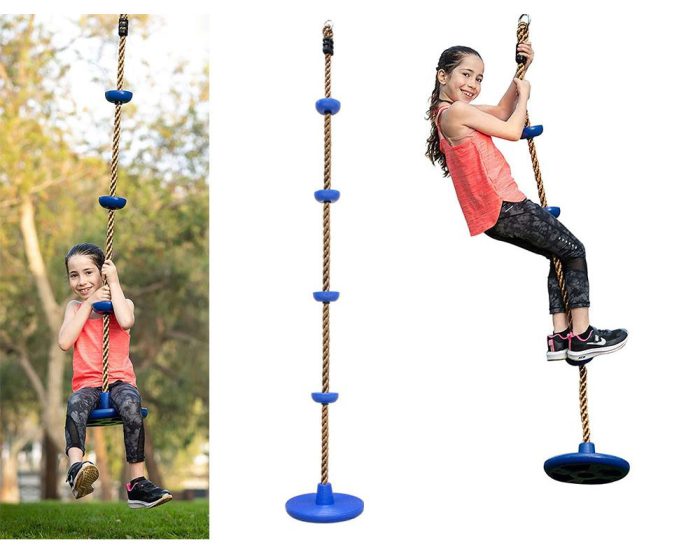 Kids Swing Climbing Rope - Blue