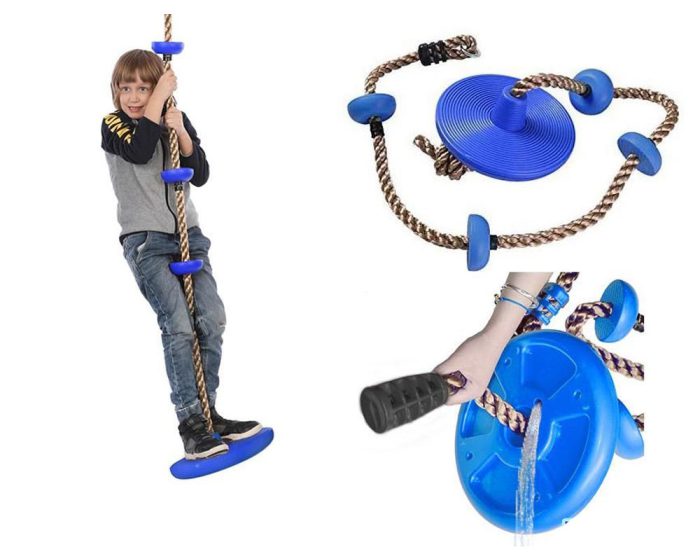 Kids Swing Climbing Rope - Blue