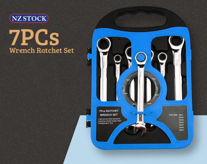 7Pcs Wrench Spanners Set