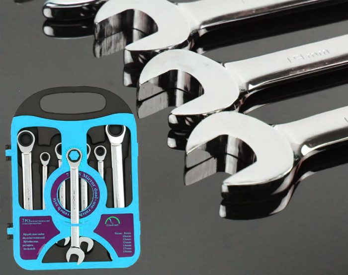 7Pcs Wrench Spanners Set