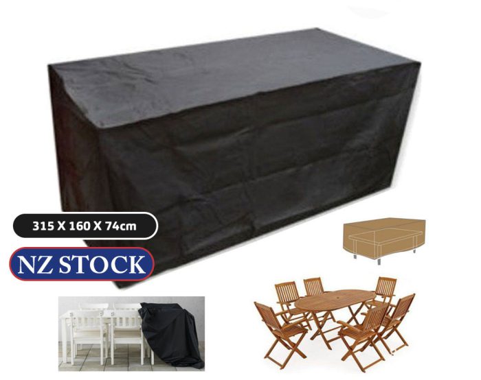 Furniture Cover Black - 315 X 160 X 74cm