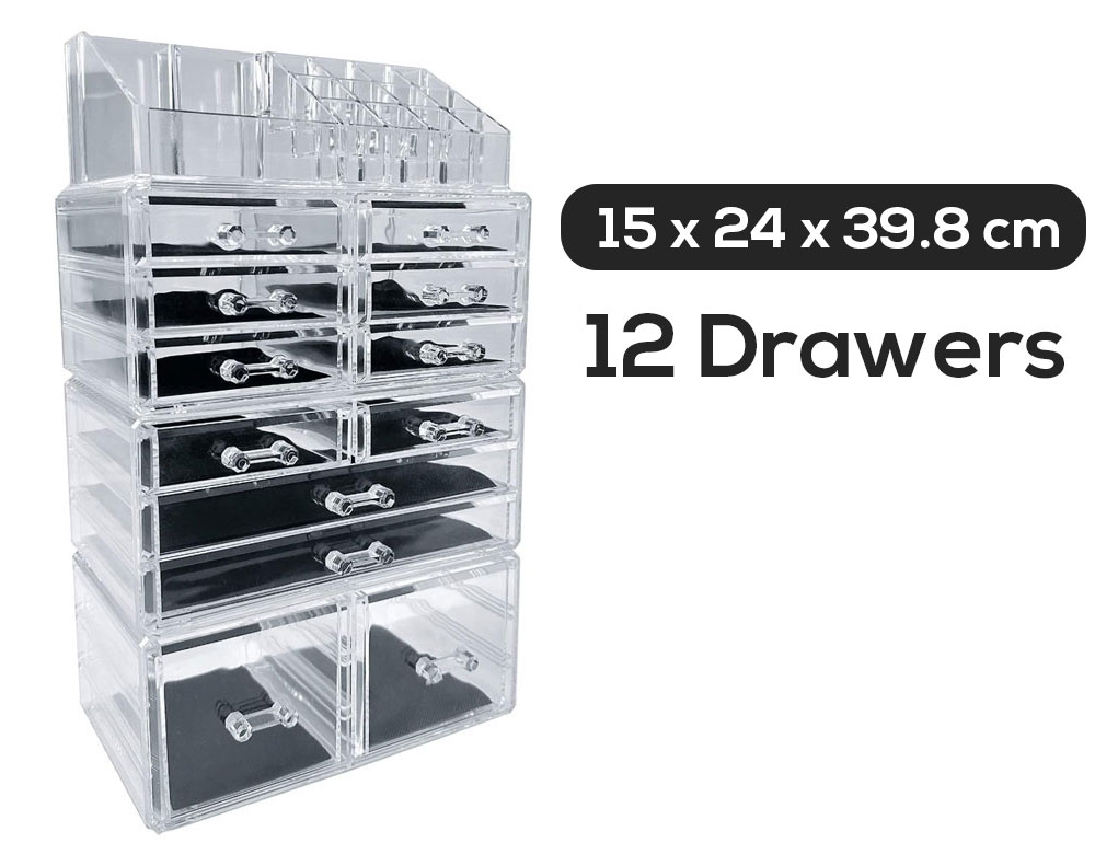 Cosmetic Storage Organizer 12 Drawers