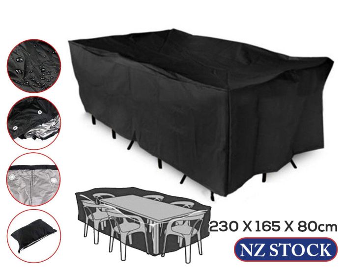 Furniture Cover Black 230 X 165 X 80cm