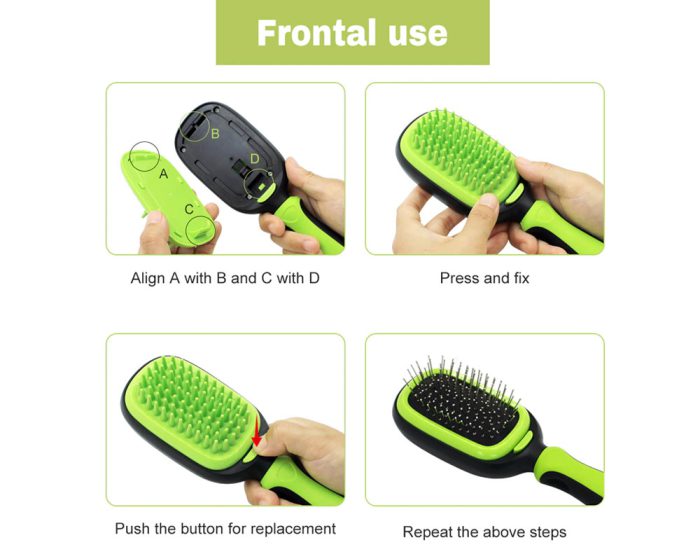 5 in 1 Pet Grooming Brush Massager Kit