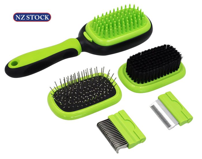 5 in 1 Pet Grooming Brush Massager Kit