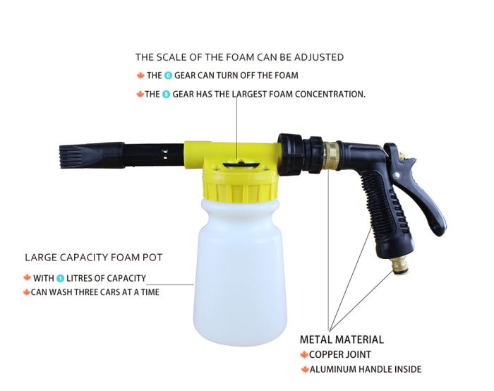 1L Foam Gun Car Wash Kit