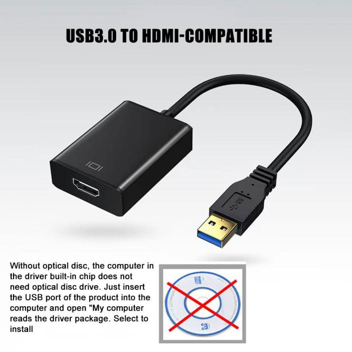 USB 3.0 HDMI Cable Adapter