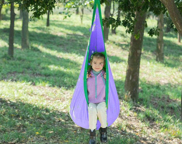 Kids Hanging Swing Chair - Blue