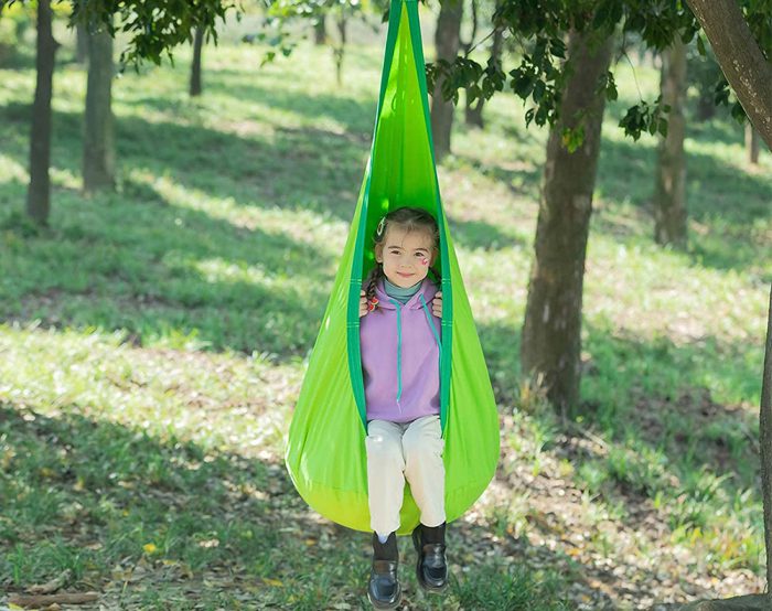 Kids Hanging Swing Chair - Green