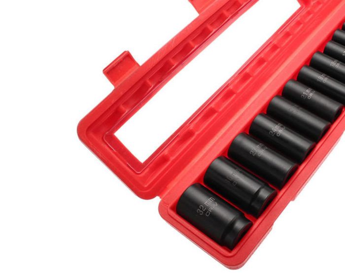 1/2" Deep Impact Socket Set 10-32mm New