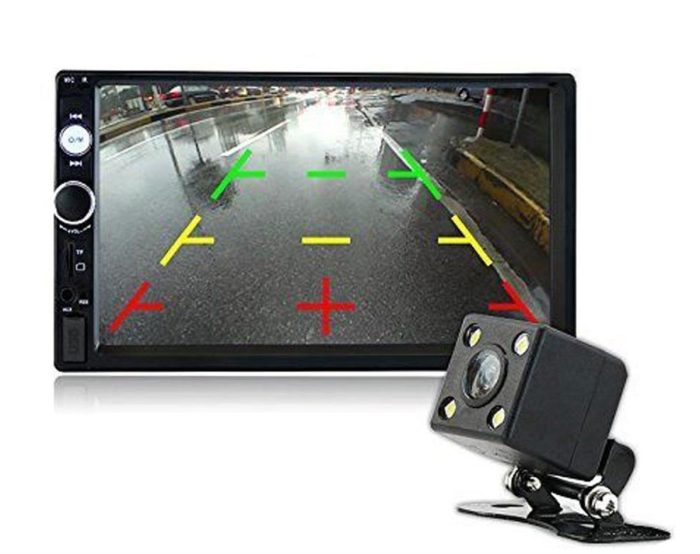 Car Stereo 2 DIN Bluetooth + Reversing Camera