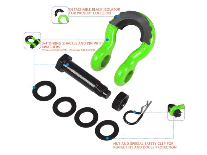 3/4" D Ring Shackle 