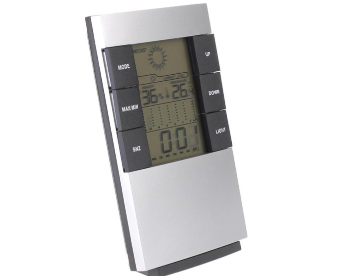 Digital Thermometer Humidity Clock