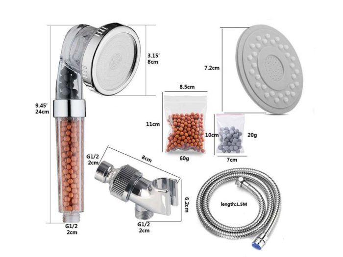 Adjustable Shower Head Set