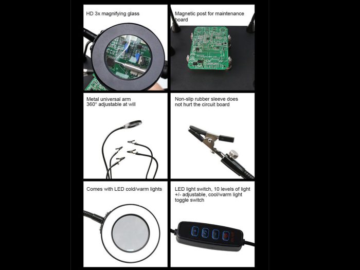 Soldering Magnifying Lamp Station