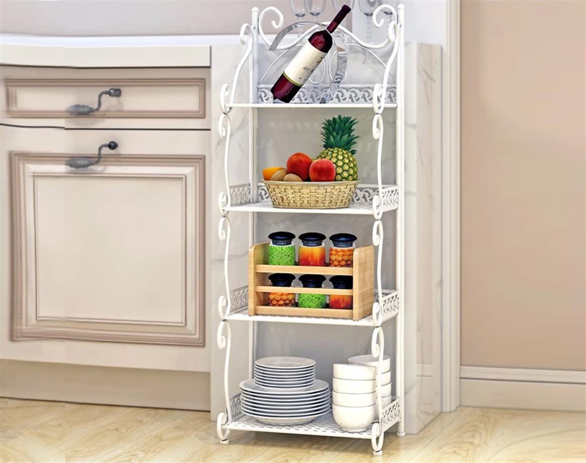 Kitchen Storage Shelves White