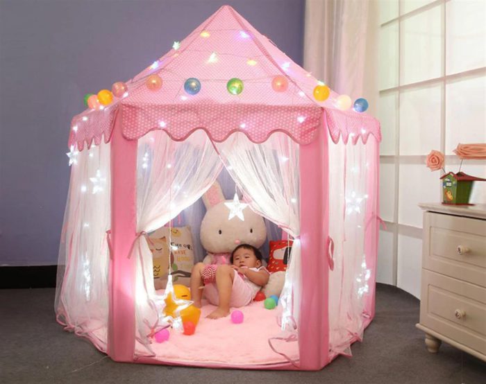 Kids Play Tent Pink