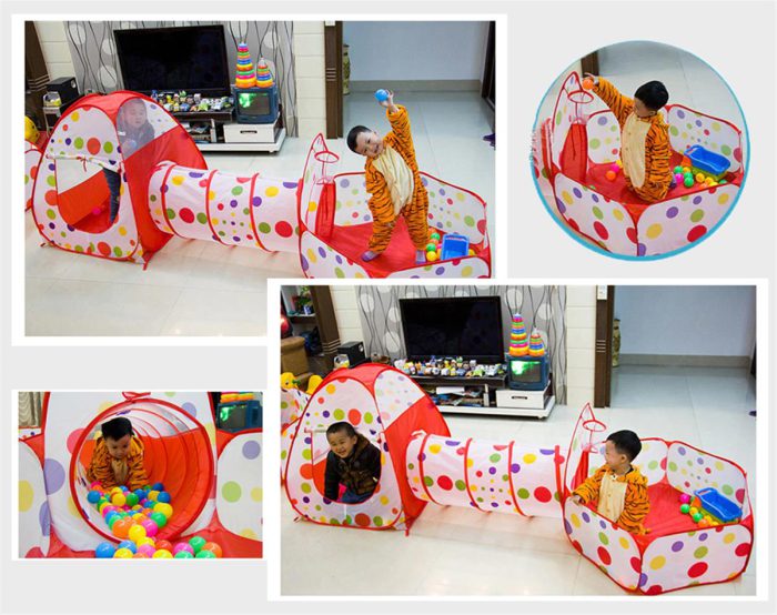 Kids Play Tent With Tunnel