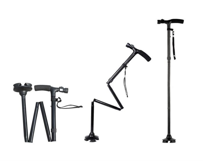 Folding Walking Stick with LED