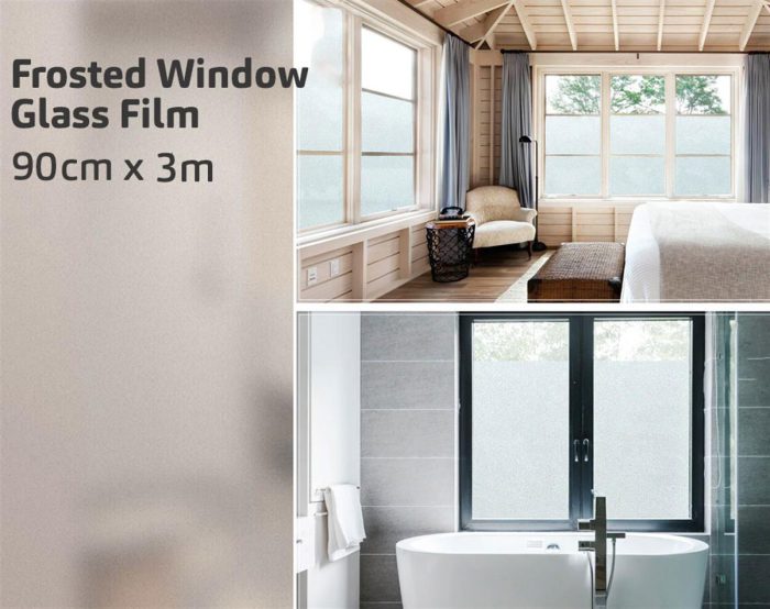 Frosted Window Glass Film 90cm x 3m