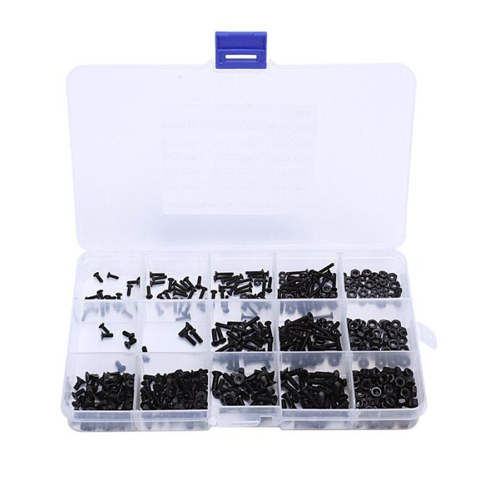 M2 M3 Countersunk Screws 480pcs