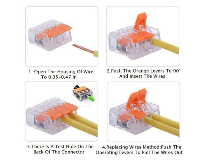 75PCS Electrical Wire Block Connectors