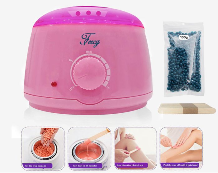 Hair Removal Waxing Kit Pink