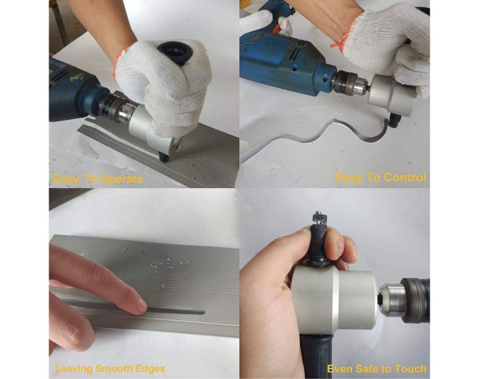 Nibbler Cutter Saw Drill Attachment