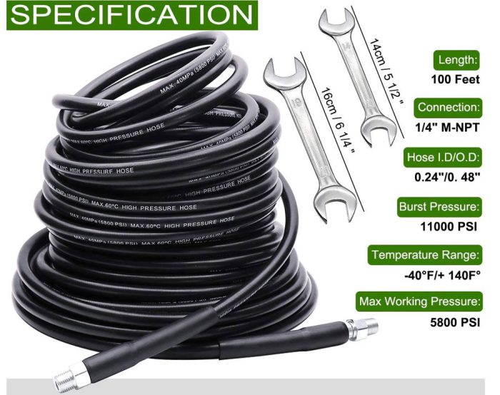 30m Drain Cleaning Hose Kit